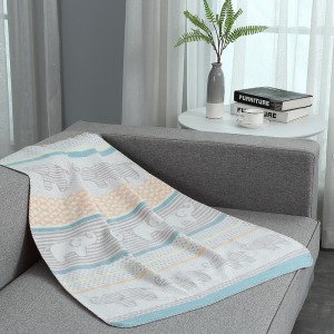 Children Bamboo Fiber Jacquard Blanket