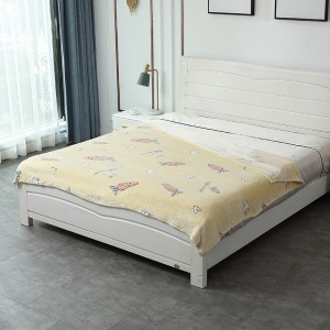 Childlike Printed Pattern Recycled Polyester Coral Fleece Blanket