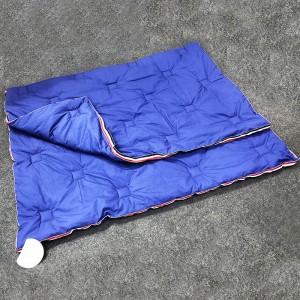 Blue Embossed Webbing Aviation Quilt