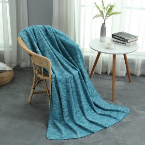 Multicolor Bamboo Fiber Aviation Blanket