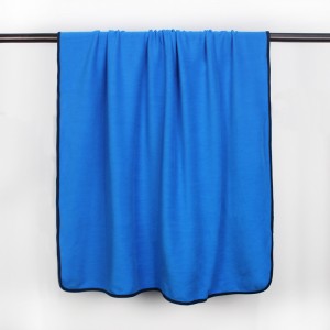 Bound Solid Color Aviation/Travel Blanket