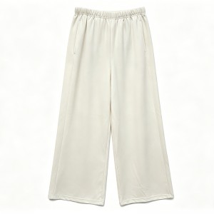 WOMEN’S KNITTED SPORTS WIDE-LEG PANTS