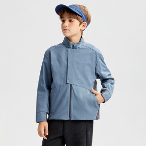 CHILDREN’S OUTDOOR WATERPROOF SOFT SHELL WINDBREAKER HIKING TOP
