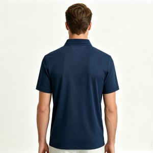 MEN’S GOLF BREATHABLE SHORT-SLEEVE PRESS BONDING POLO SHIRT