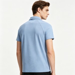 MEN’S GOLF COOL-TOUCH BREATHABLE SHORT-SLEEVE PRESS BONDING POLO SHIRRT