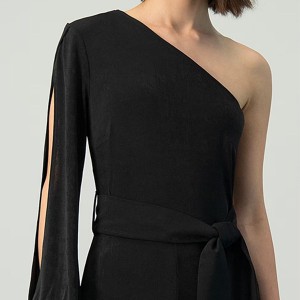 SPRING/SUMMER WOMEN’S JUMPSUIT ONE-SHOULDER ASYMMETRIC JUMPS