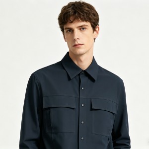 MEN’S WOVEN OUTDOOR MULTI-POCKET CASUAL LONG SLEEVE SHIRT