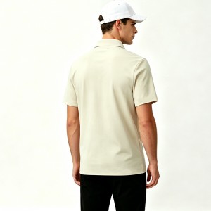 MEN’S GOLF COOL-TOUCH BREATHABLE SHORT-SLEEVE PRESS BONDING POLO SHIRRT