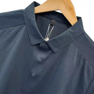 MEN’S GOLF BREATHABLE SHORT-SLEEVE PRESS BONDING POLO SHIRT