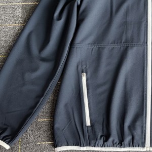 MEN’S WOVEN STAND COLLAR ZIP-UP GOLF JACKET