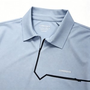 MEN’S GOLF COOL-TOUCH BREATHABLE SHORT-SLEEVE PRESS BONDING POLO SHIRRT