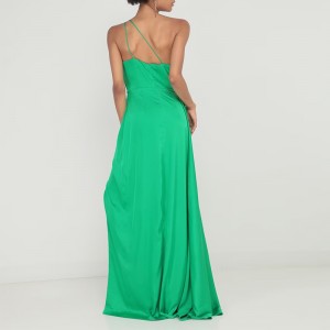 RUE DE LA PAIX MAXI PARTY DRESS WITH MEDIUM NECKLINE