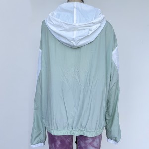 WOMEN’S HOODED SUN PROTECTION  SPORTS JACKET