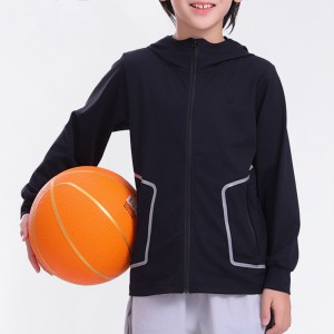 CHILDREN’S CASUAL SOFTSHELL CARDIGAN JACKET TOP