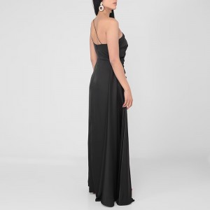 RUE DE LA PAIX MAXI PARTY DRESS WITH MEDIUM NECKLINE