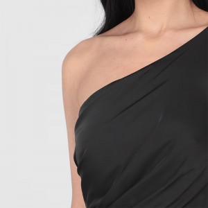 RUE DE LA PAIX MAXI PARTY DRESS WITH MEDIUM NECKLINE