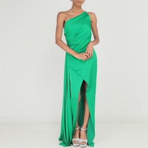 RUE DE LA PAIX MAXI PARTY DRESS WITH MEDIUM NECKLINE