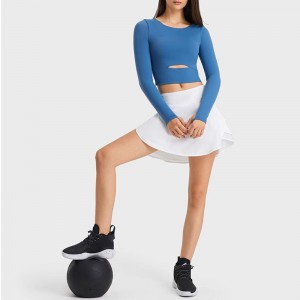 WOMEN’S LONG-SLEEVED SPORT T-SHIRT WITH BREAST PAD