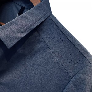MEN’S GOLF BREATHABLE SHORT-SLEEVE PRESS BONDING POLO SHIRT
