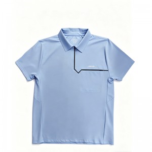 MEN’S GOLF COOL-TOUCH BREATHABLE SHORT-SLEEVE PRESS BONDING POLO SHIRRT
