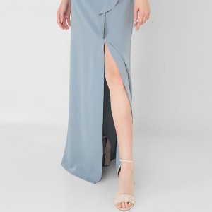 RUE BY RUE DE LA PAIX MAXI PARTY DRESS WITH SQUARE NECKLINE