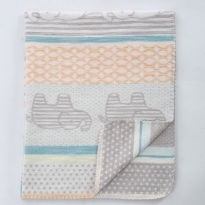 Children Bamboo Fiber Jacquard Blanket