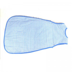 Baby Plaid Print Vest Sleeping Bag