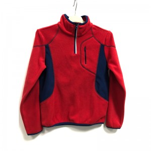 Children’s Stand-Collar Polar Fleece Sports Jacket