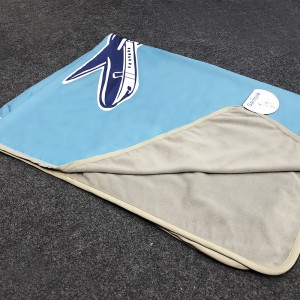 Cartoon Airplane Printing Aviation Blanket