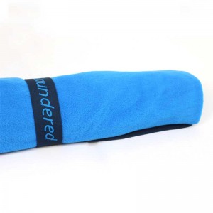 Bound Solid Color Aviation/Travel Blanket