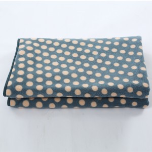 Item:  Polka Dot Pattern Recycled Polyester Aviation Blanket