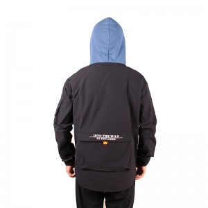 Men’s Mosaic Raglan Sleeve Hooded Sweater
