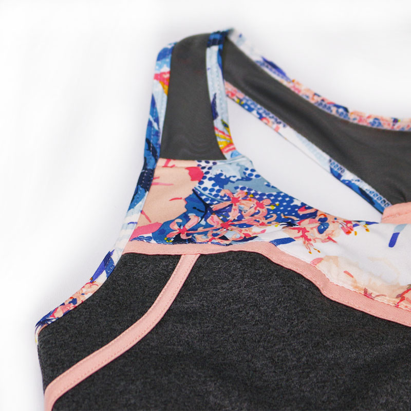 China Supplier Mens Athletic Tank - Women’s One-Piece Sports Bra – Mentionborn detail pictures