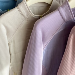 WOMEN’S WARM COLOR-BLOCKED QUILTED PADDED SPORTS JACKET COAT