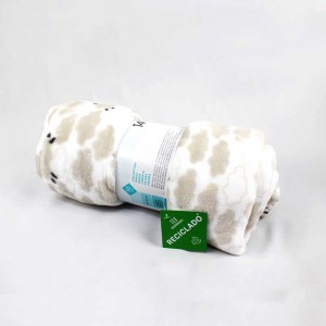 Children’s Sheep Printing Pattern Recycled Polyester Blanket