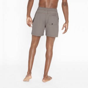 Men’s Woven Solid Color Beach Pants