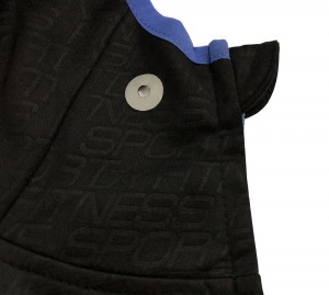 LADIES BLACK SPORTS ZIPPER HOODIE