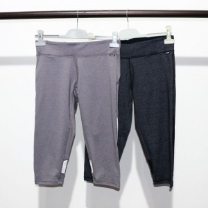 Women’s Knitted Tight Cropped Pants Training Pants Yoga Pants