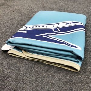Cartoon Airplane Printing Aviation Blanket