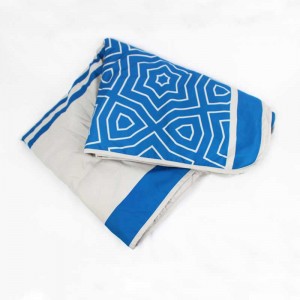 Pattern Stitching Printing Aviation/Travel Quilt