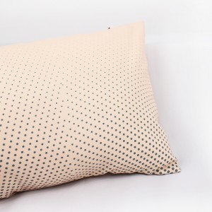 Recycled Polyester Polka Dot Pillowcase And Pillow Core Combination