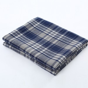 Recycled Acrylic Plaid Blanket