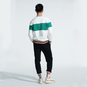 Men’s Printed Crew Neck Pullover Sports Sweatshirt