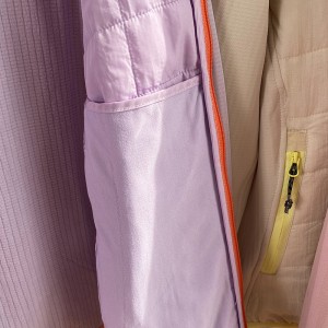 WOMEN’S WARM COLOR-BLOCKED QUILTED PADDED SPORTS JACKET COAT