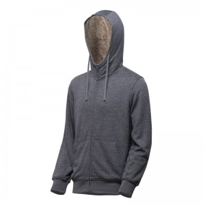 Ladies Knitted Sports Hoodie Jacket With Zipper