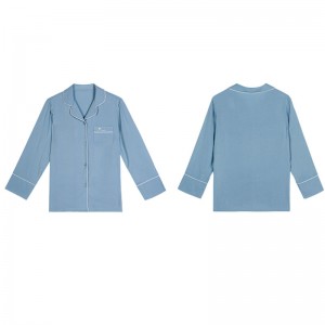 Woman Long Sleeve Homewear Pajama Set