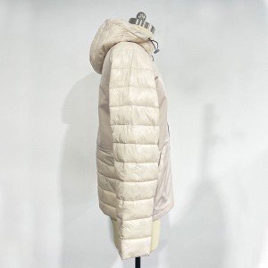 MEN’S COTTON-PADDED SOFT SHELL WITH HOODIE AUTUMN AND WINTER COAT