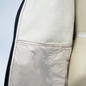 MEN’S COTTON-PADDED SOFT SHELL WITH HOODIE AUTUMN AND WINTER COAT