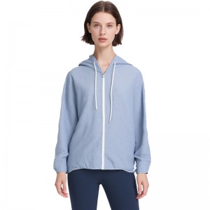 WOMEN’S WOVEN ZIP -UP ATHLETIC JACKET