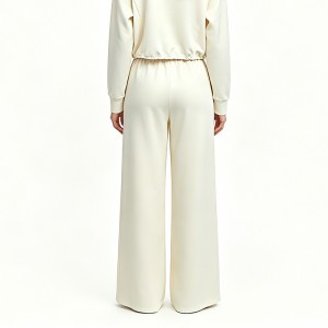 WOMEN’S KNITTED SPORTS WIDE-LEG PANTS